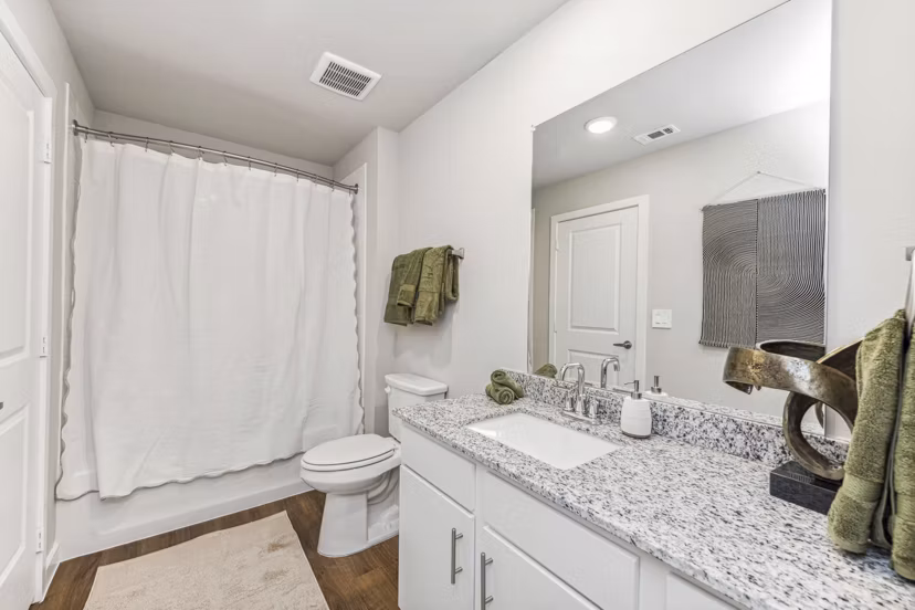 bathroom at Cottages at Lindsey Place Apartments
