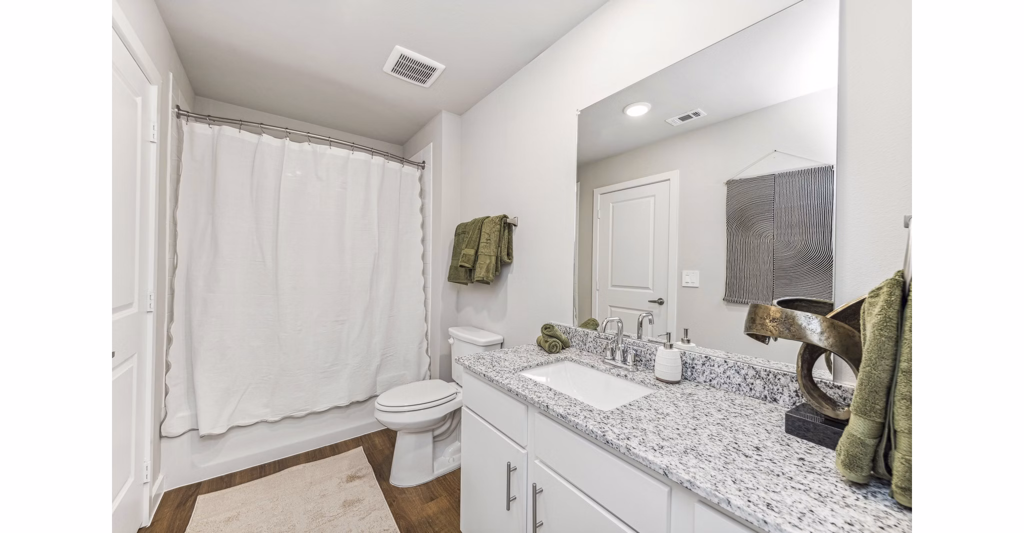 bathroom at Cottages at Lindsey Place Apartments