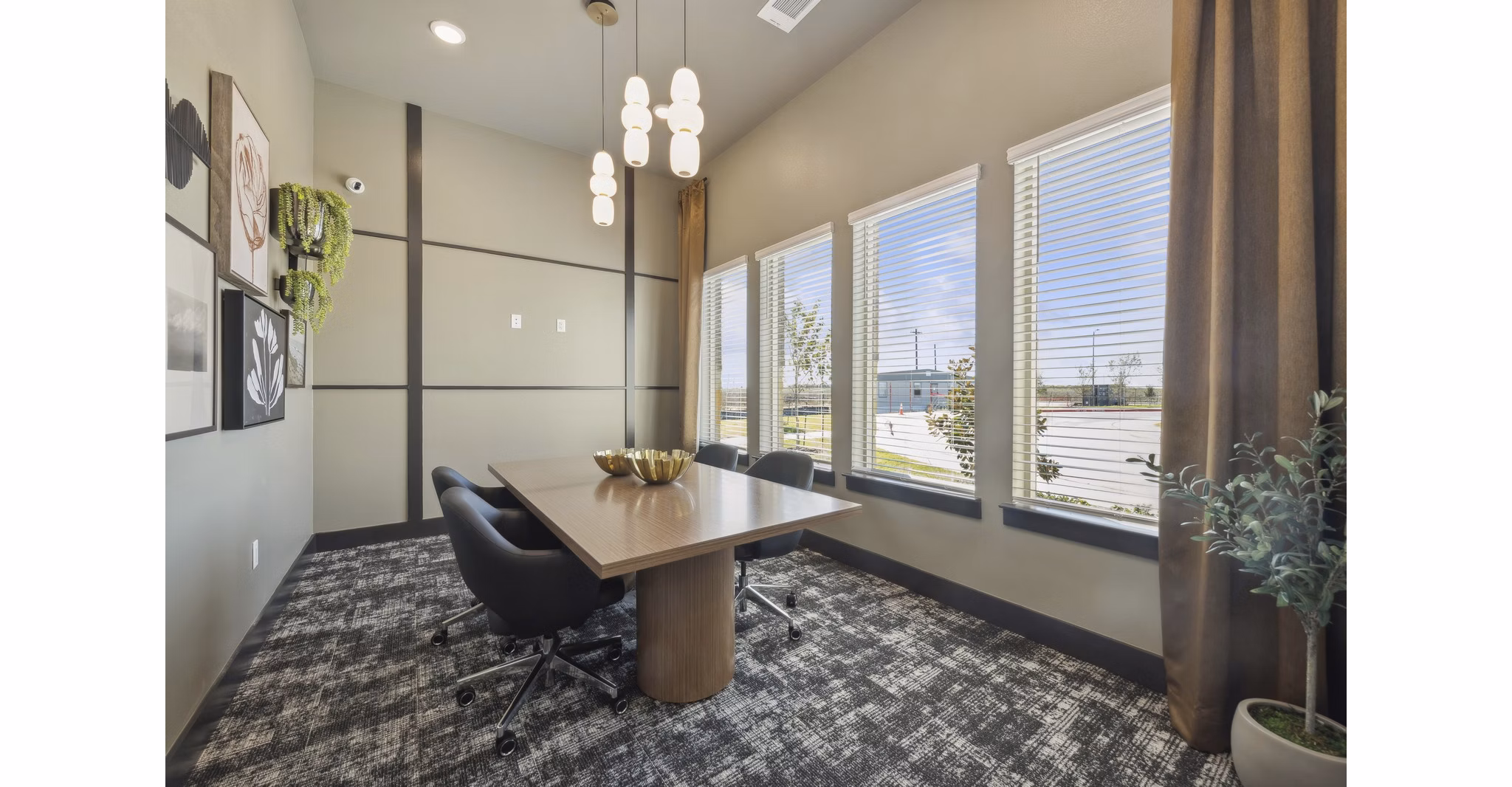 clubhouse meeting facility at Cottages at Lindsey Place Apartments