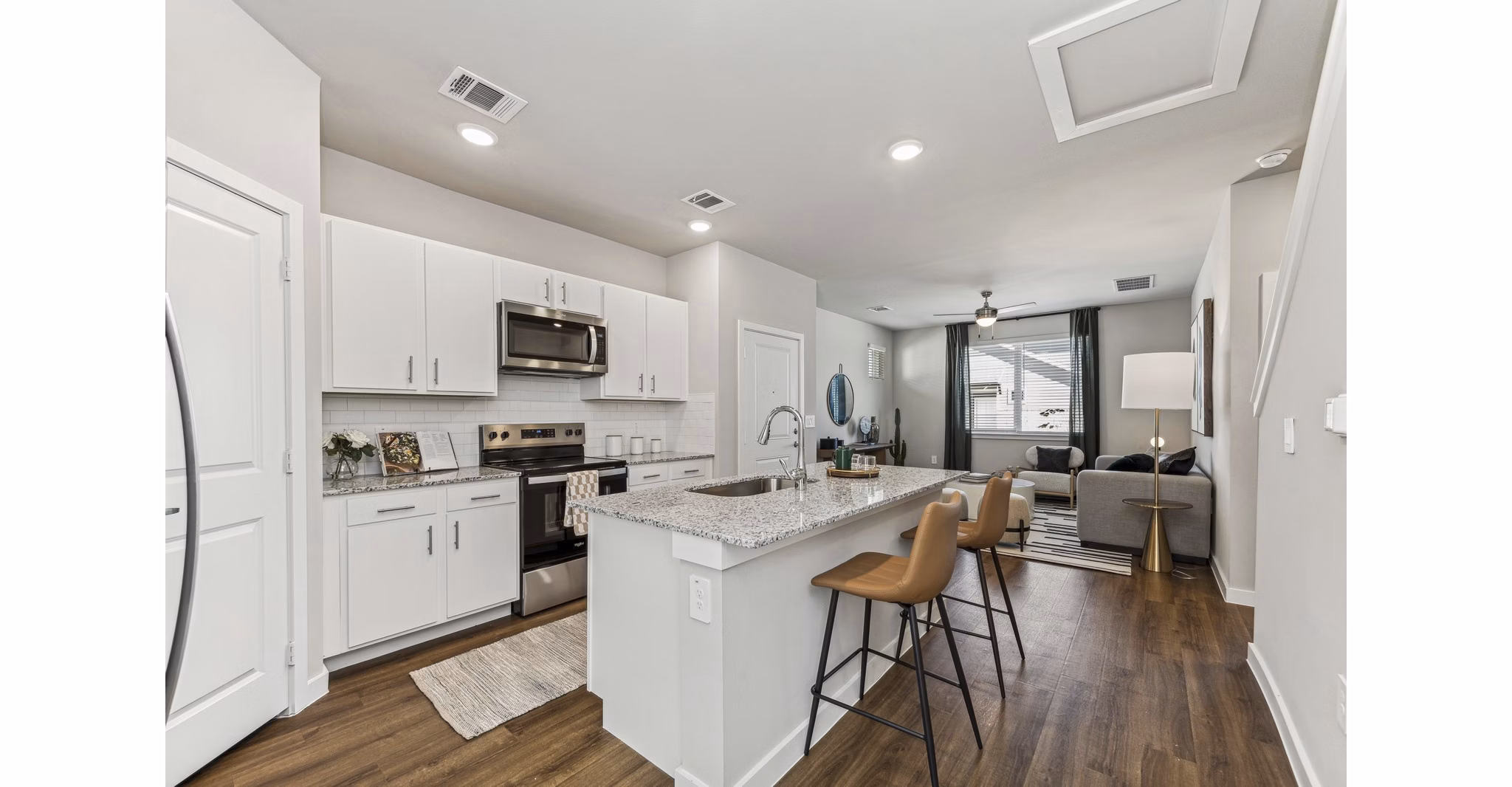 kitchen at Cottages at Lindsey Place Apartments