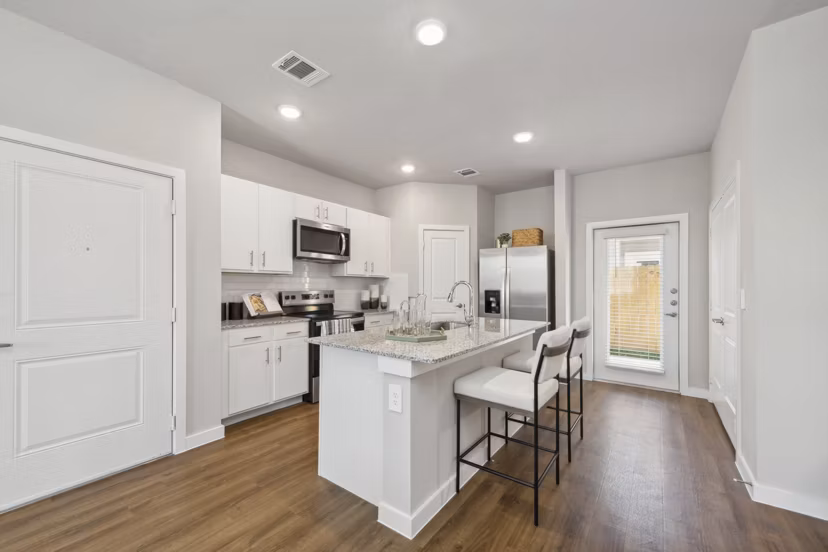 kitchen at Cottages at Lindsey Place Apartments