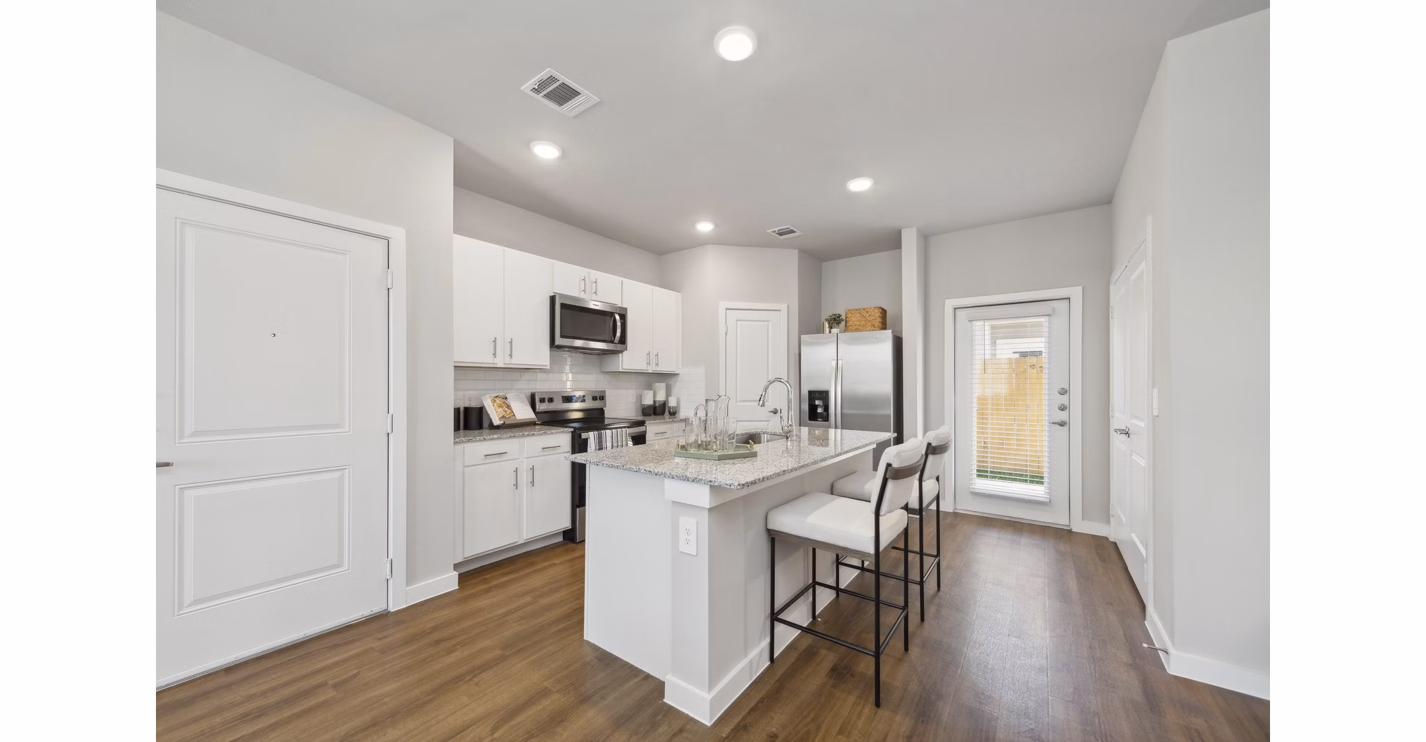 kitchen at Cottages at Lindsey Place Apartments