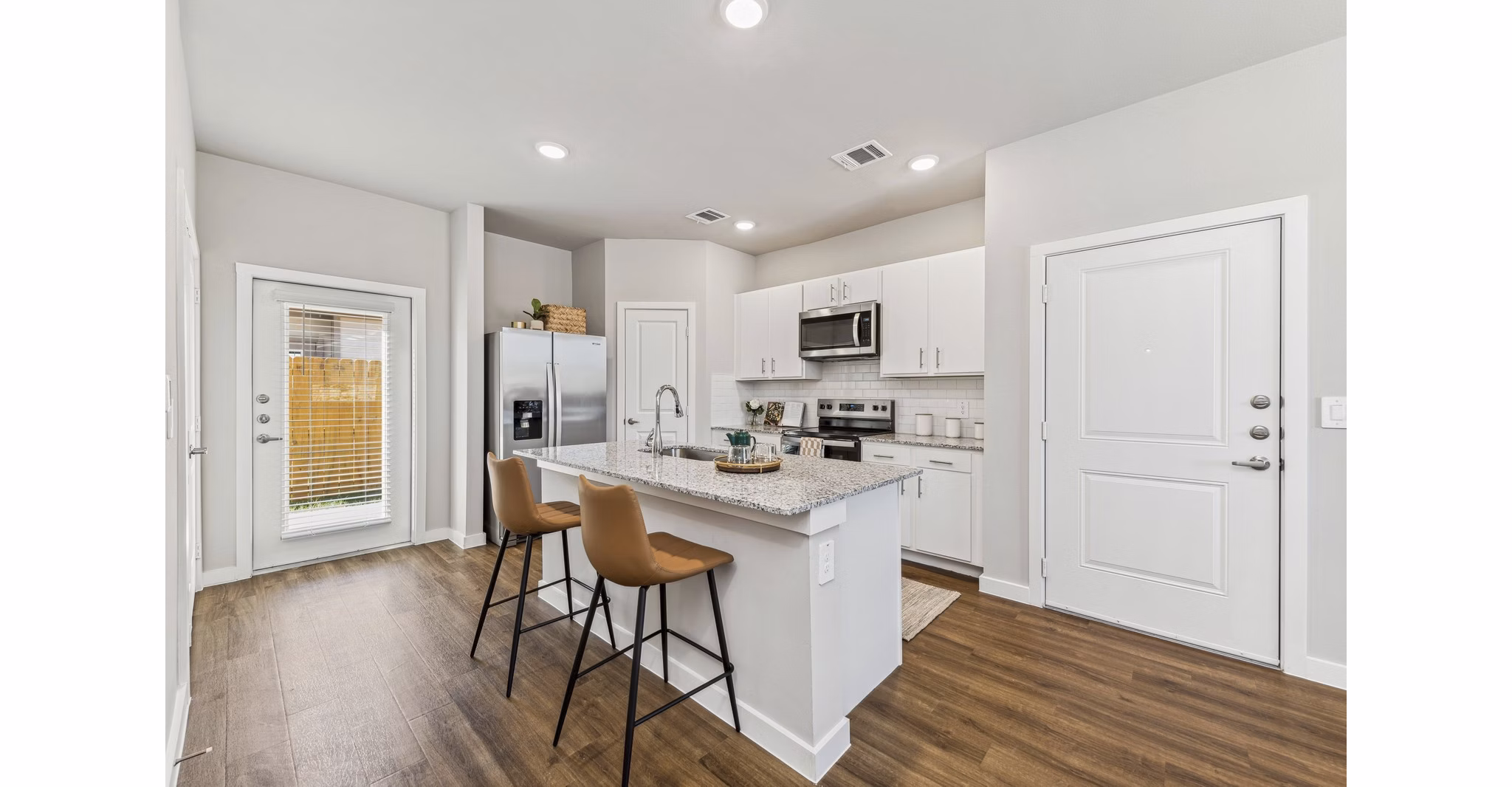 kitchen at Cottages at Lindsey Place Apartments