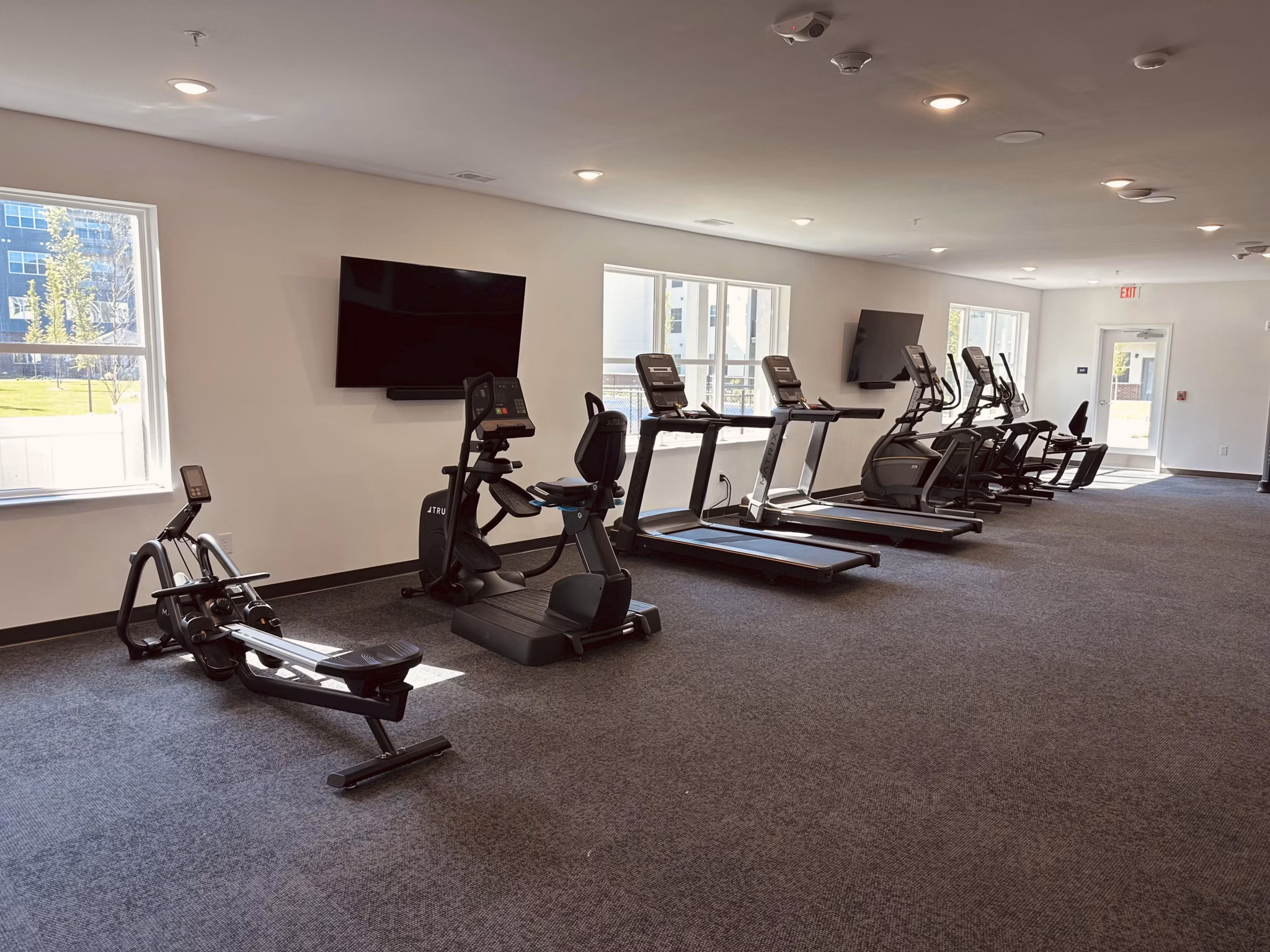 fitness center at Vista Riverwest 55+ Living Apartments
