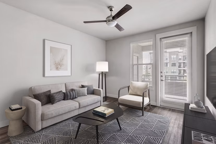 living room at Gateway Arvada Ridge Apartments