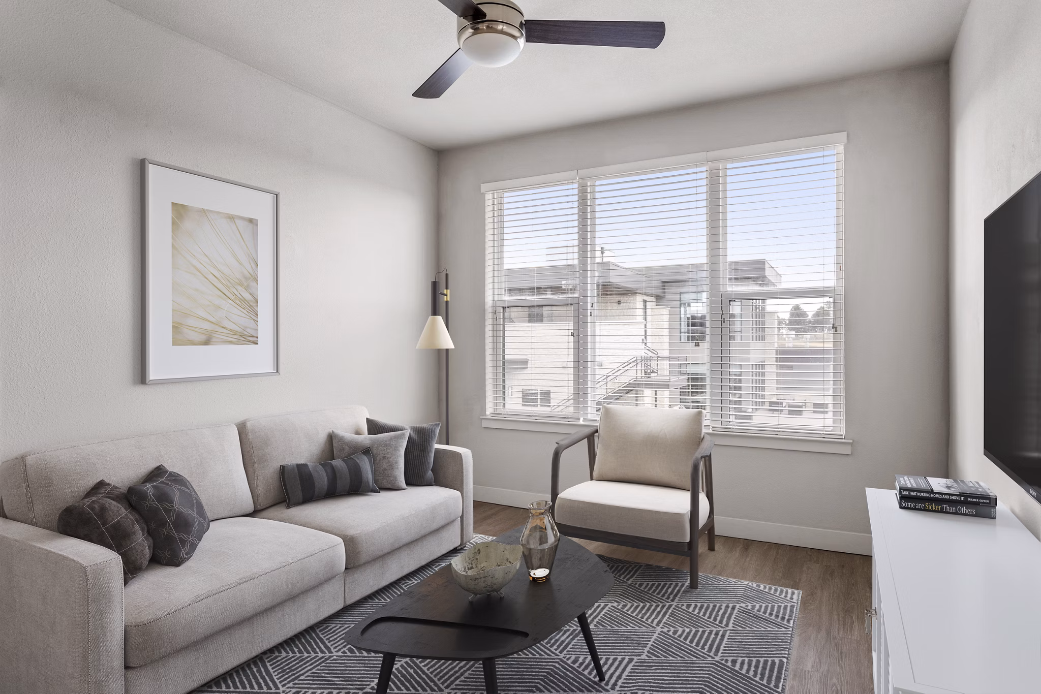 living room at Gateway Arvada Ridge Apartments