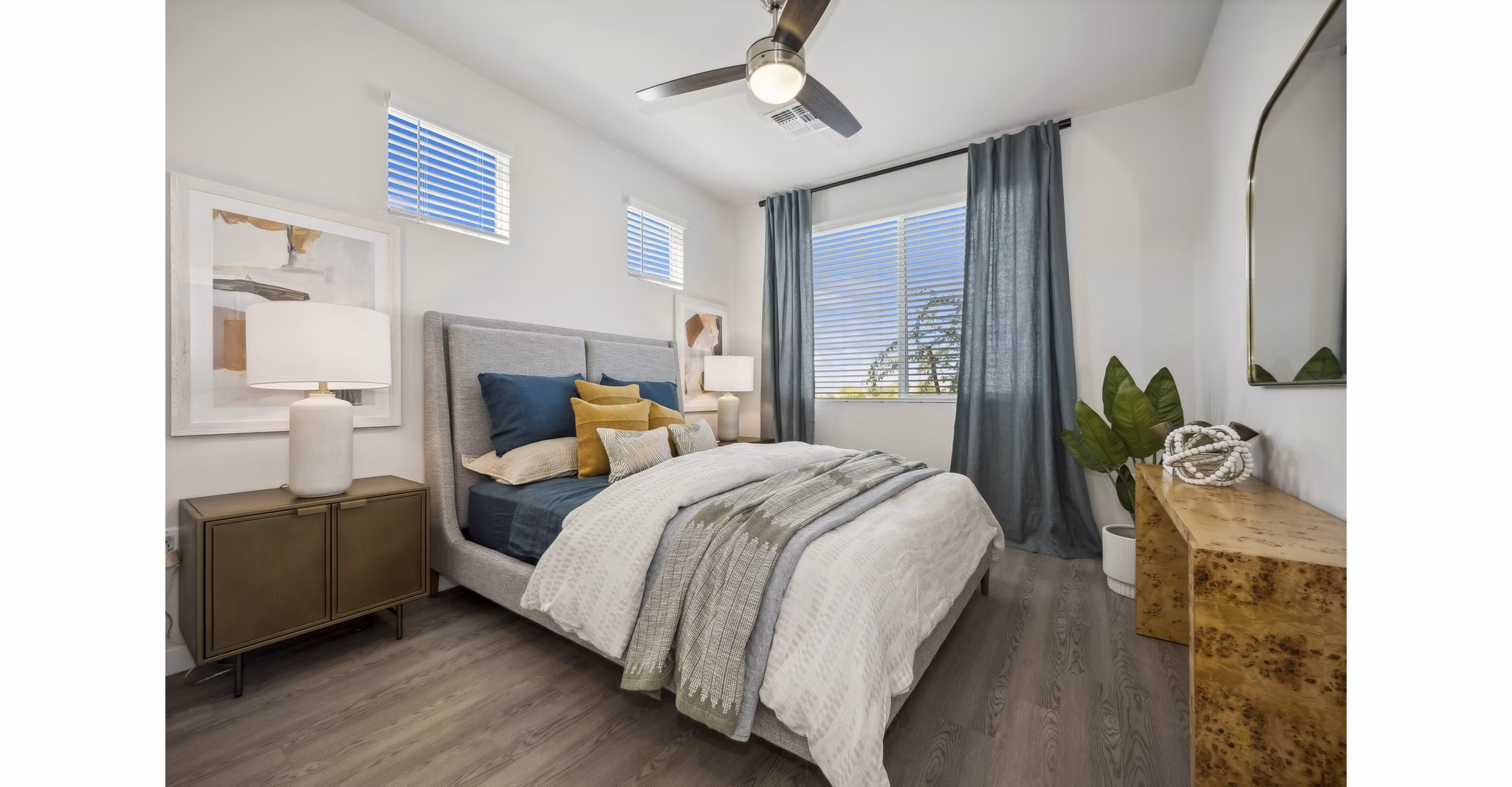 bedroom at Ascend at Longbow Highpoint Apartments
