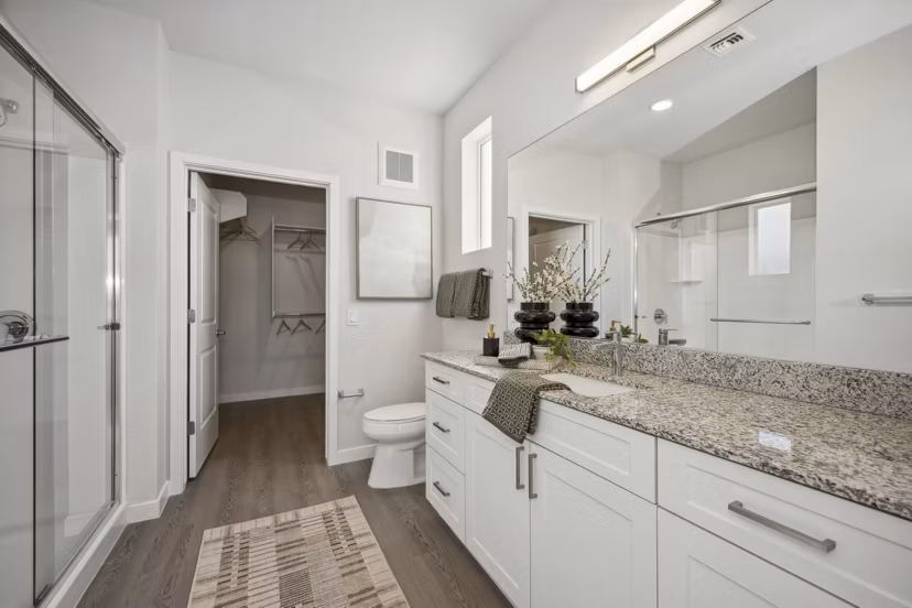 bathroom at Ascend at Longbow Highpoint Apartments