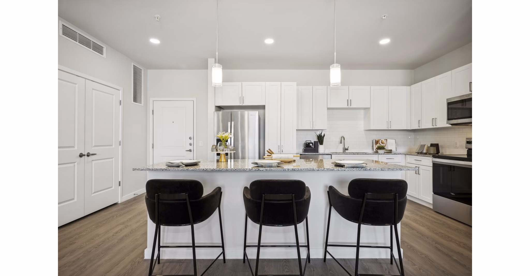 kitchen at Ascend at Longbow Highpoint Apartments