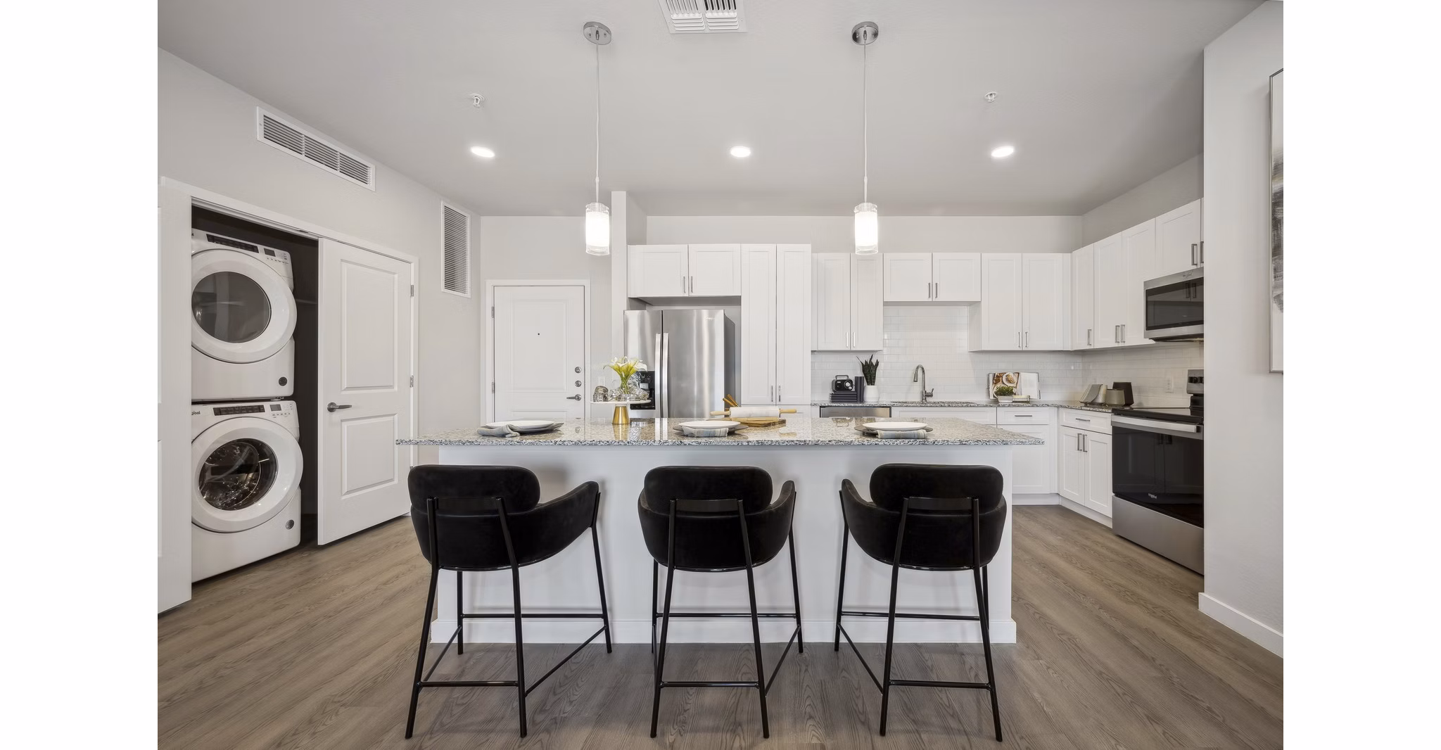 kitchen at Ascend at Longbow Highpoint Apartments