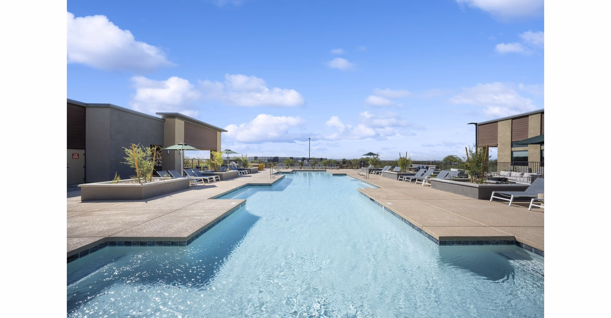 pool at Ascend at Longbow Highpoint Apartments