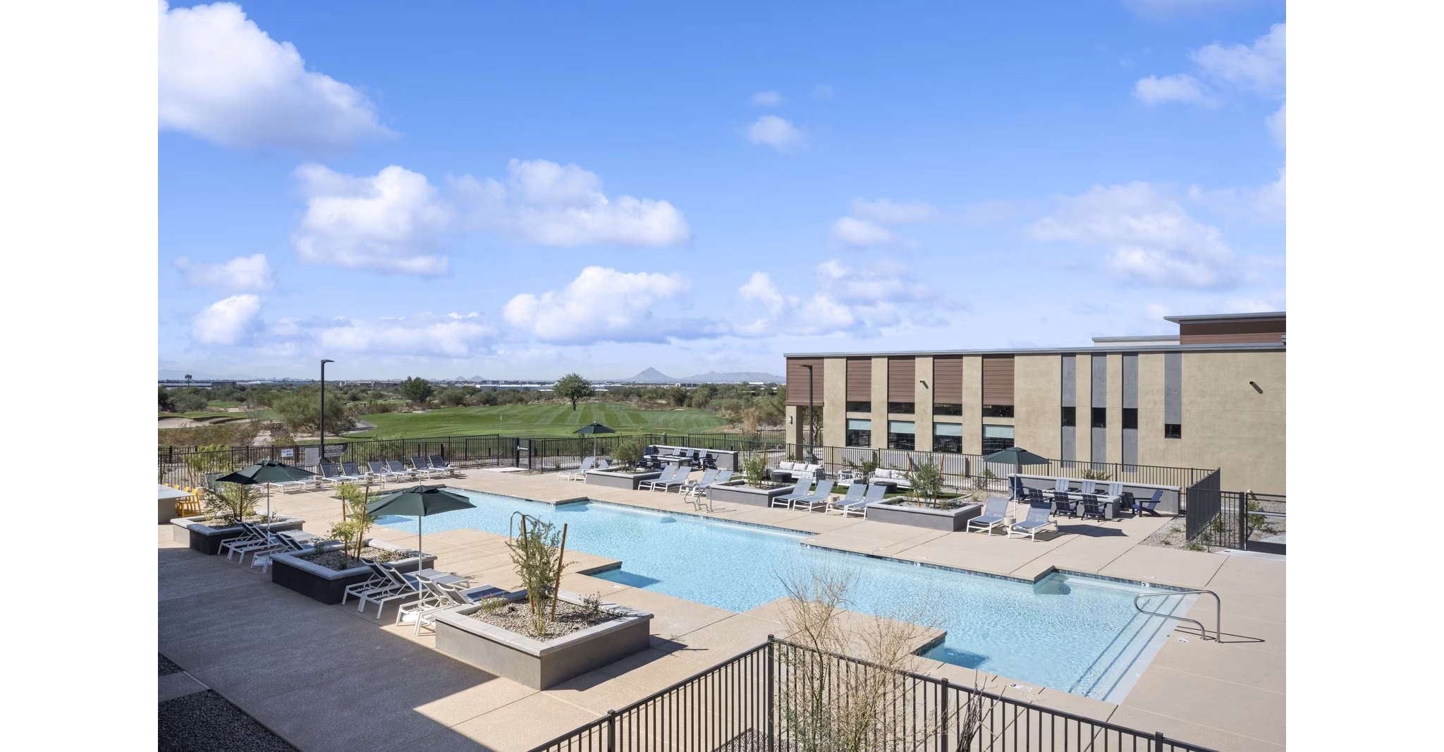 pool at Ascend at Longbow Highpoint Apartments
