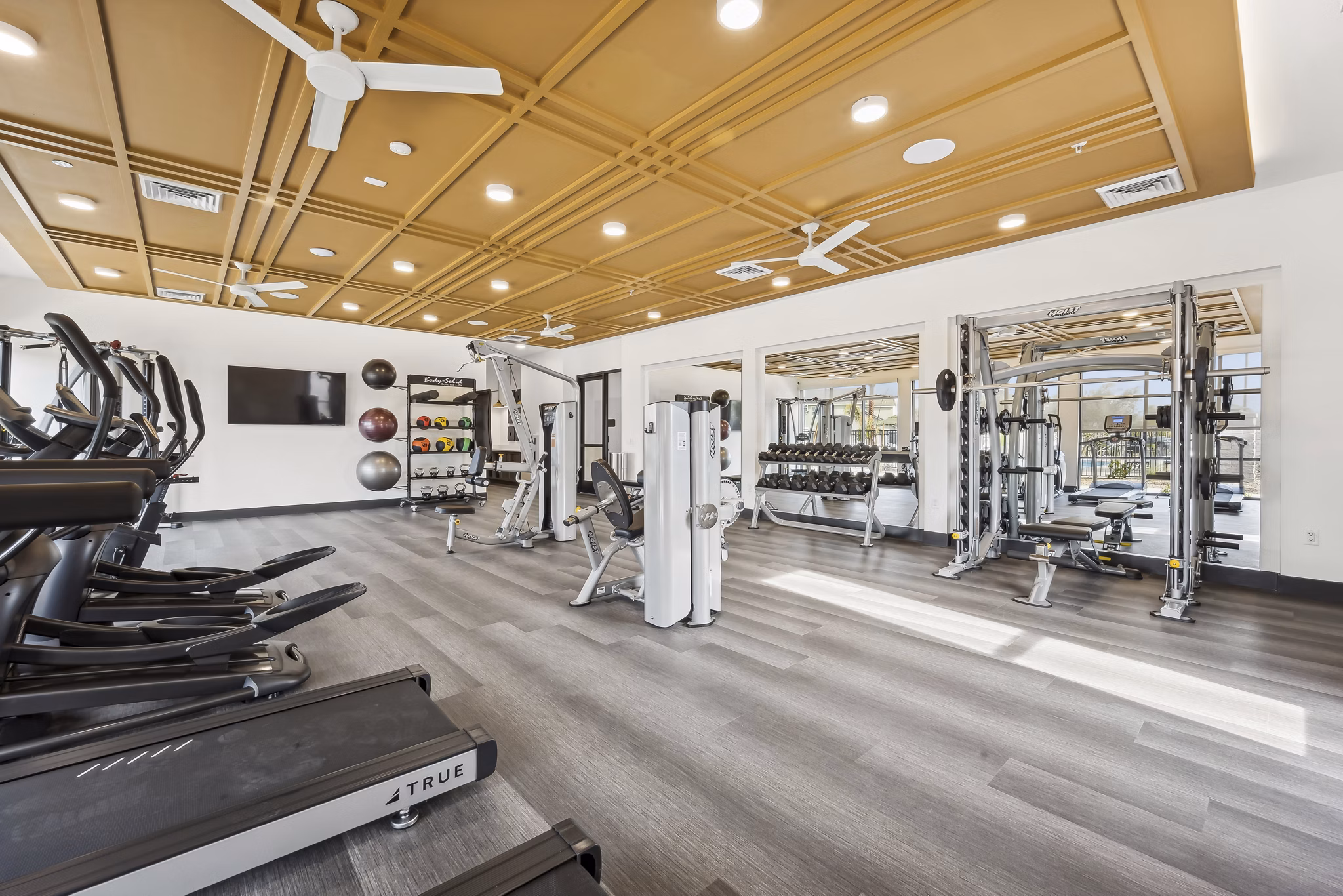 fitness center at Touchstone at South Mountain Apartments
