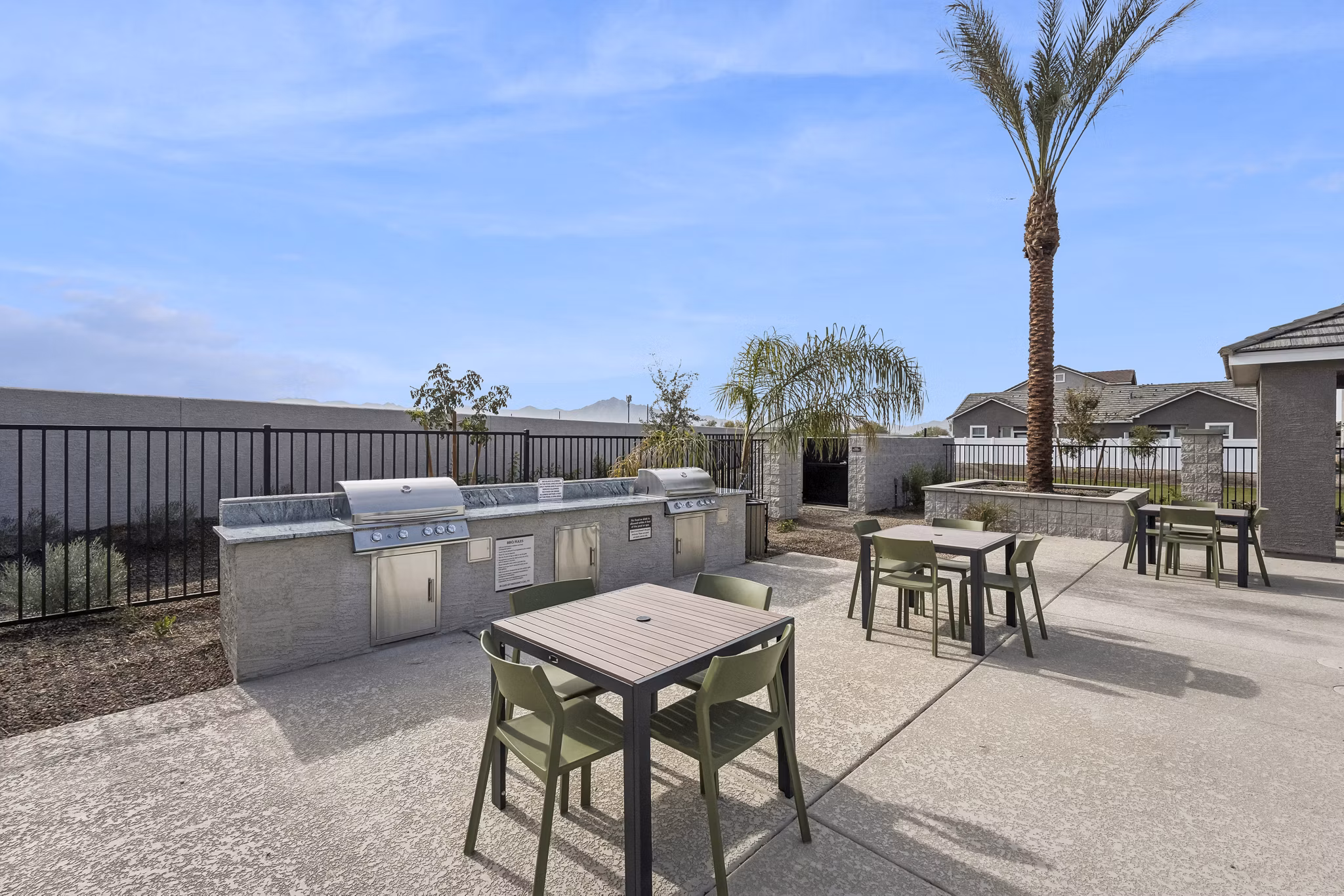 grill area/patio at Touchstone at South Mountain Apartments