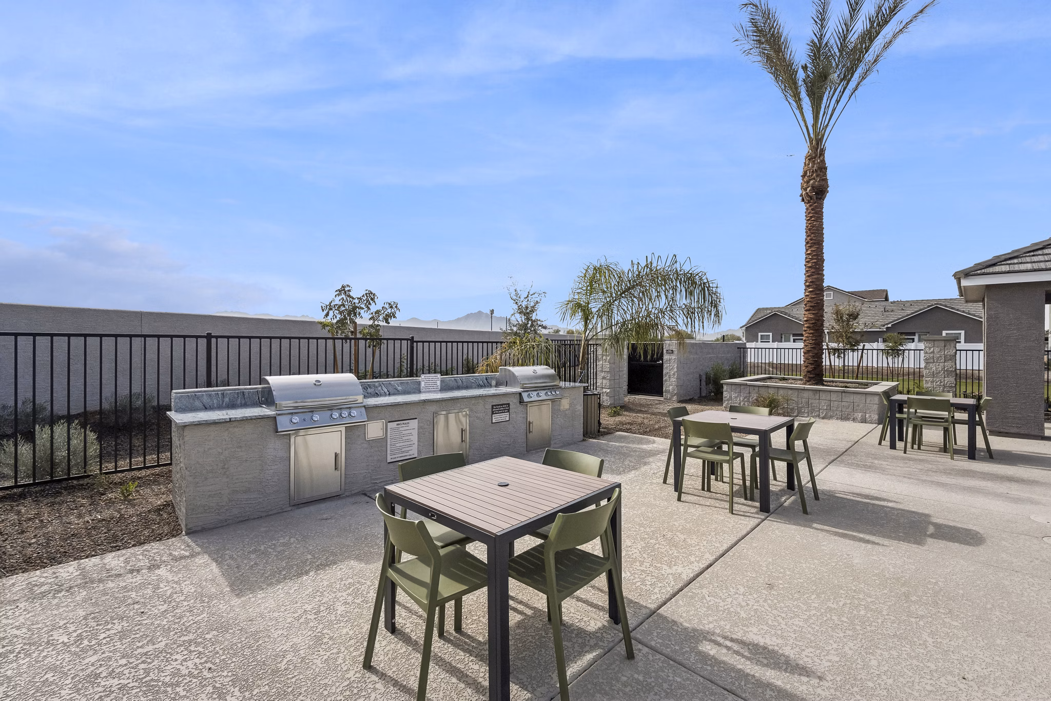 grill area/patio at Touchstone at South Mountain Apartments