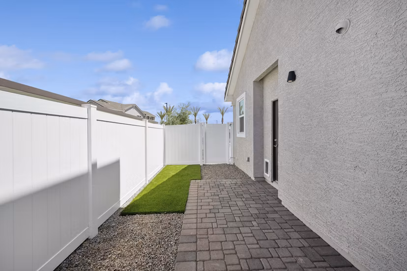 backyard patio at Touchstone at South Mountain Apartments