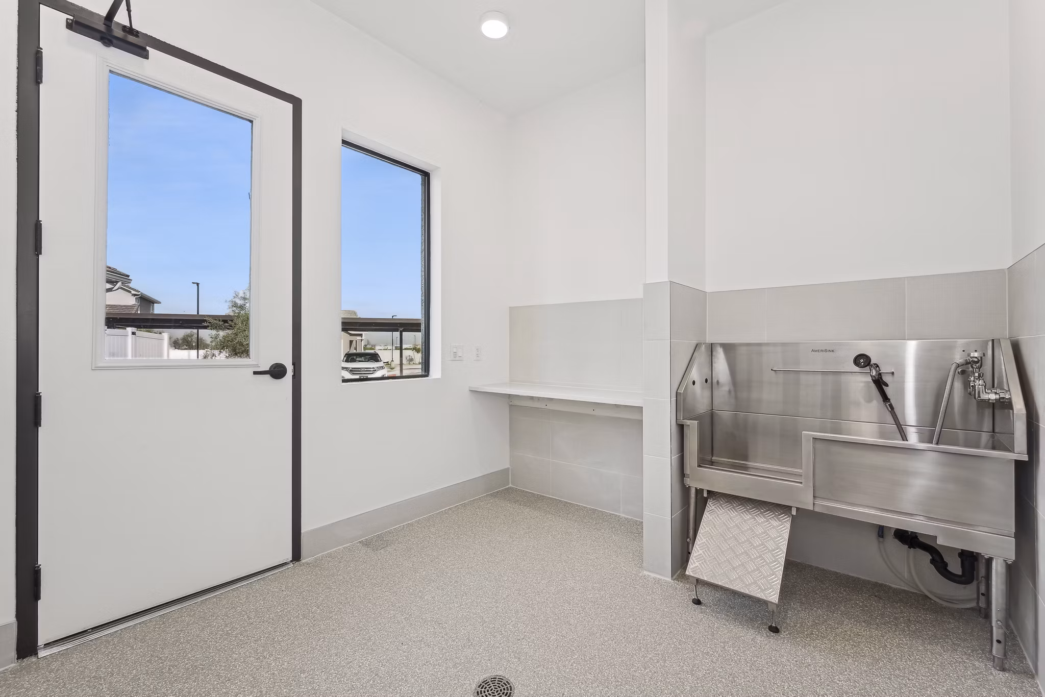 dog wash station at Touchstone at South Mountain Apartments