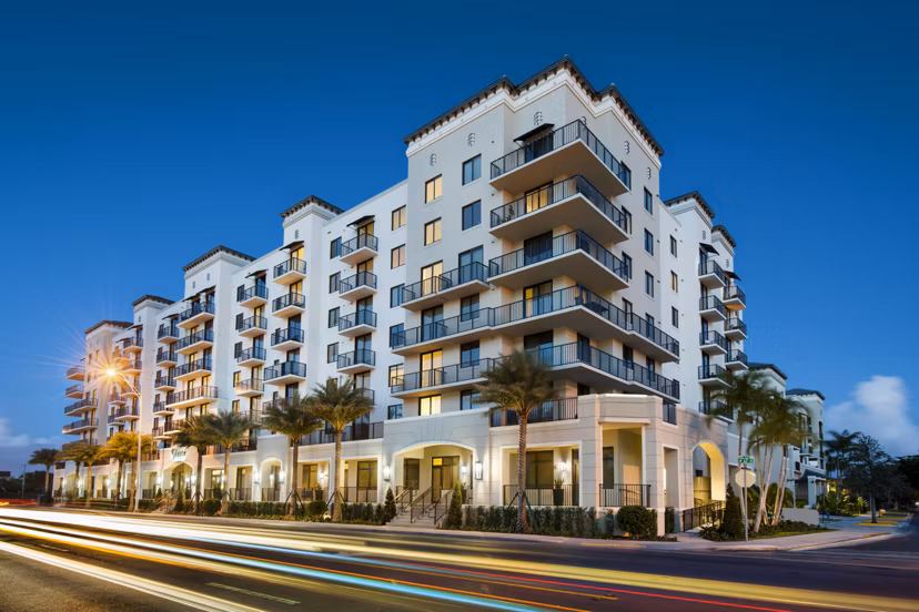 exterior at District West Gables I Apartments 