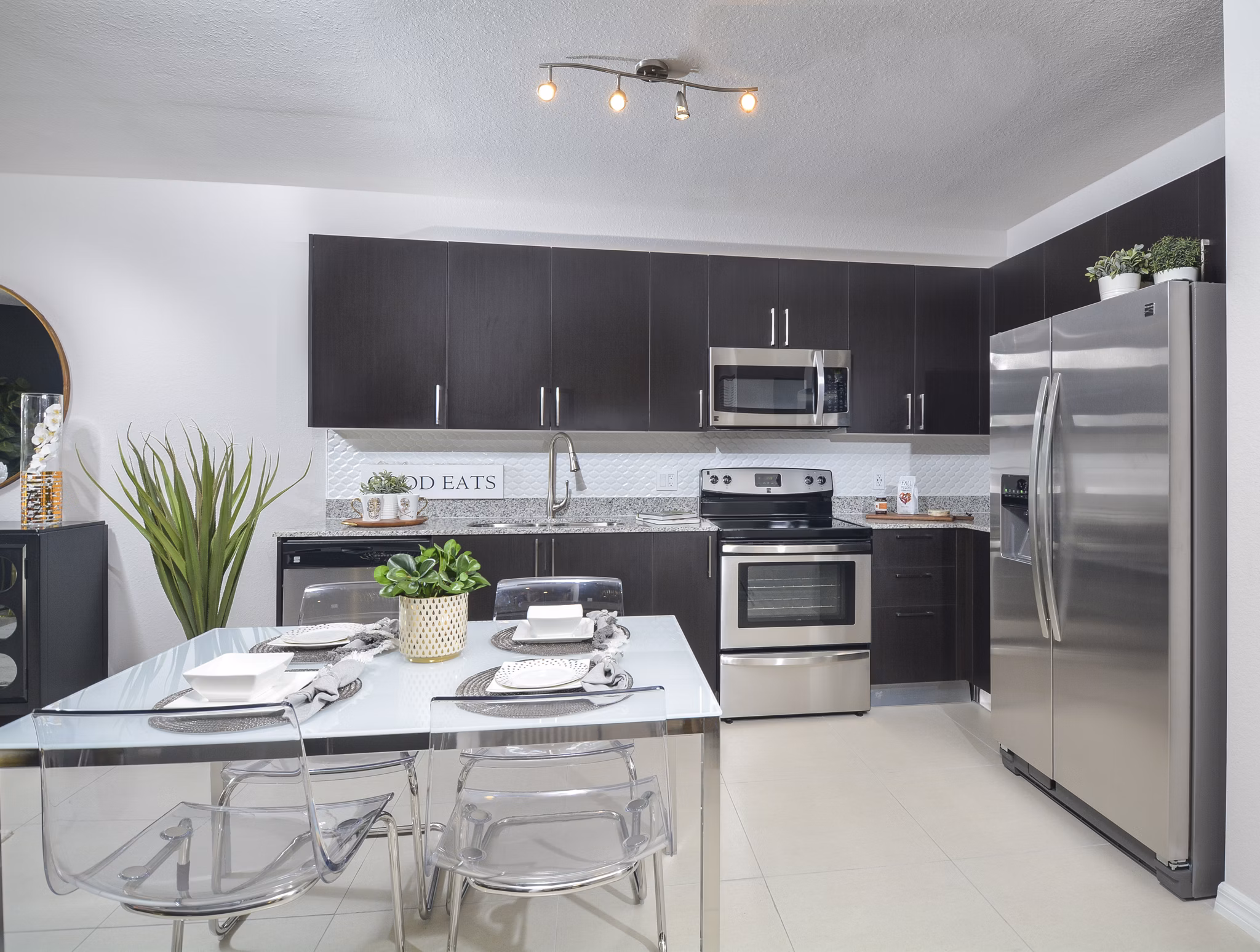 kitchen at District West Gables I Apartments 