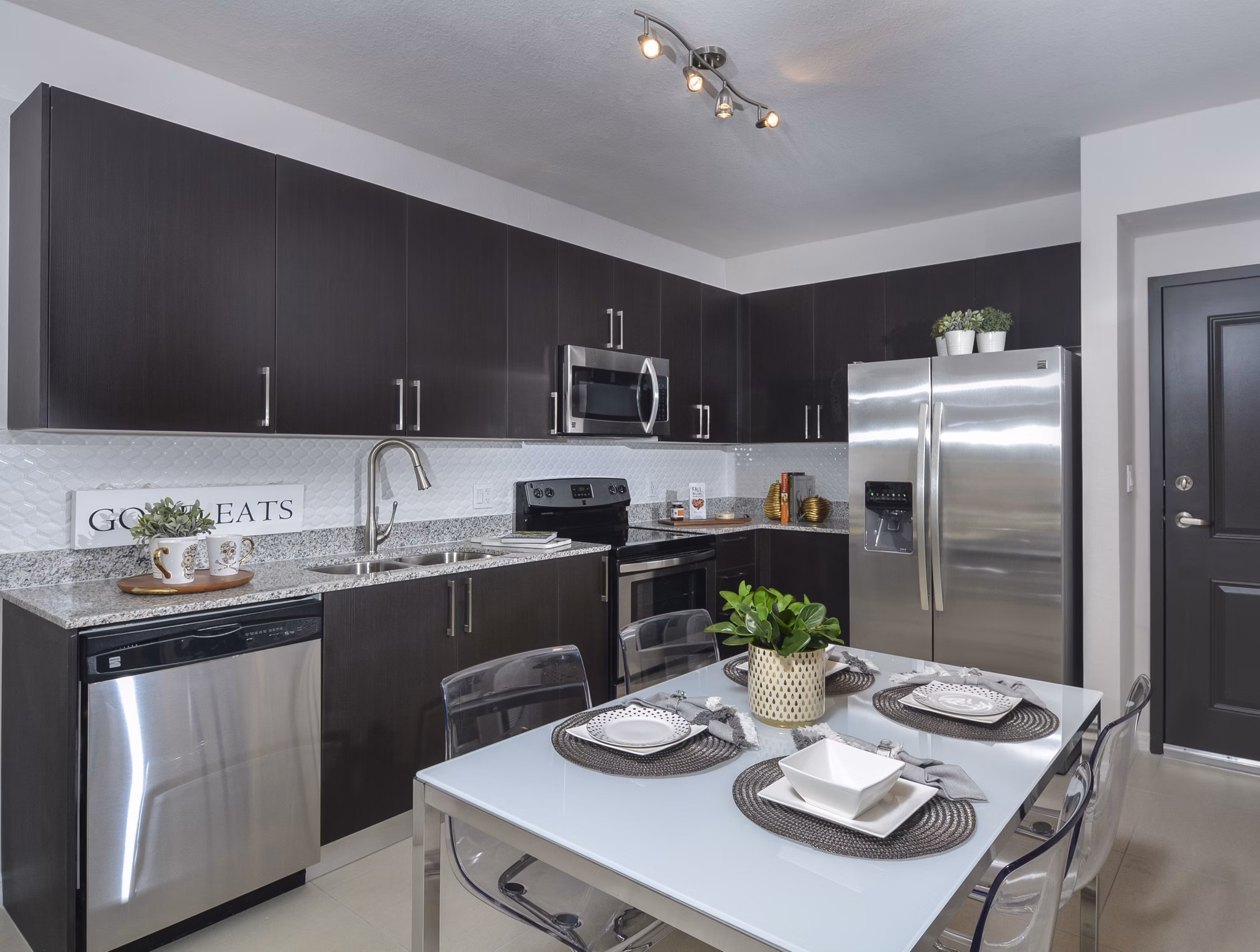 kitchen at District West Gables I Apartments 