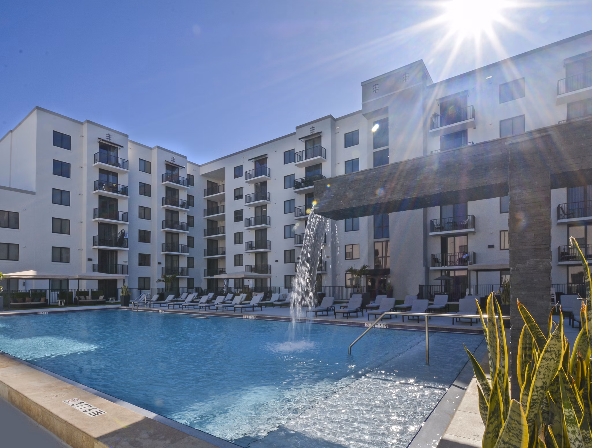 pool at District West Gables I Apartments 