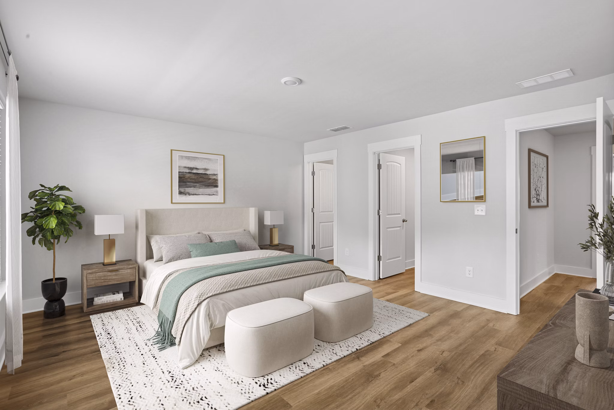 bedroom at HARMON Cedar Run Apartments 