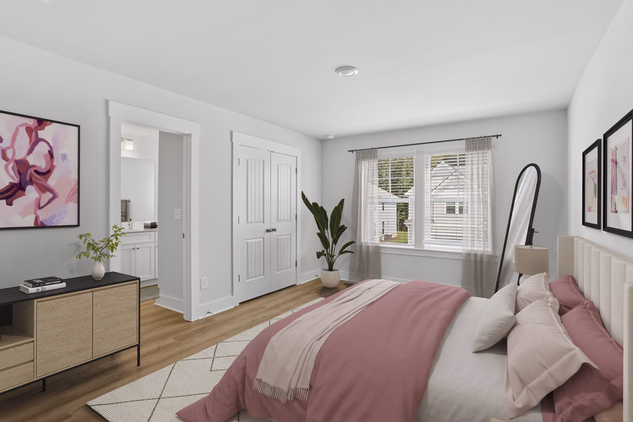 bedroom at HARMON Cedar Run Apartments 