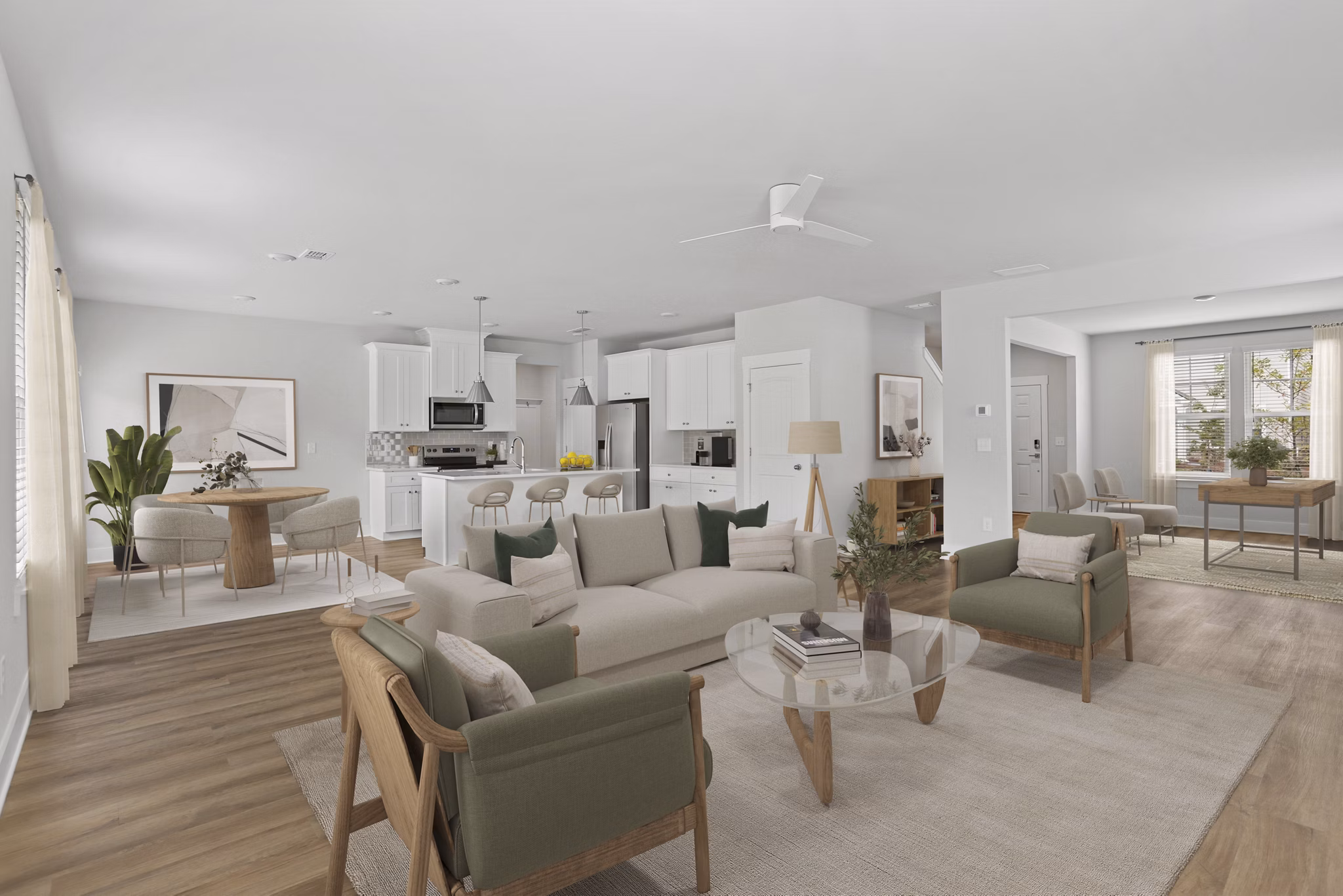 living room at HARMON Cedar Run Apartments 