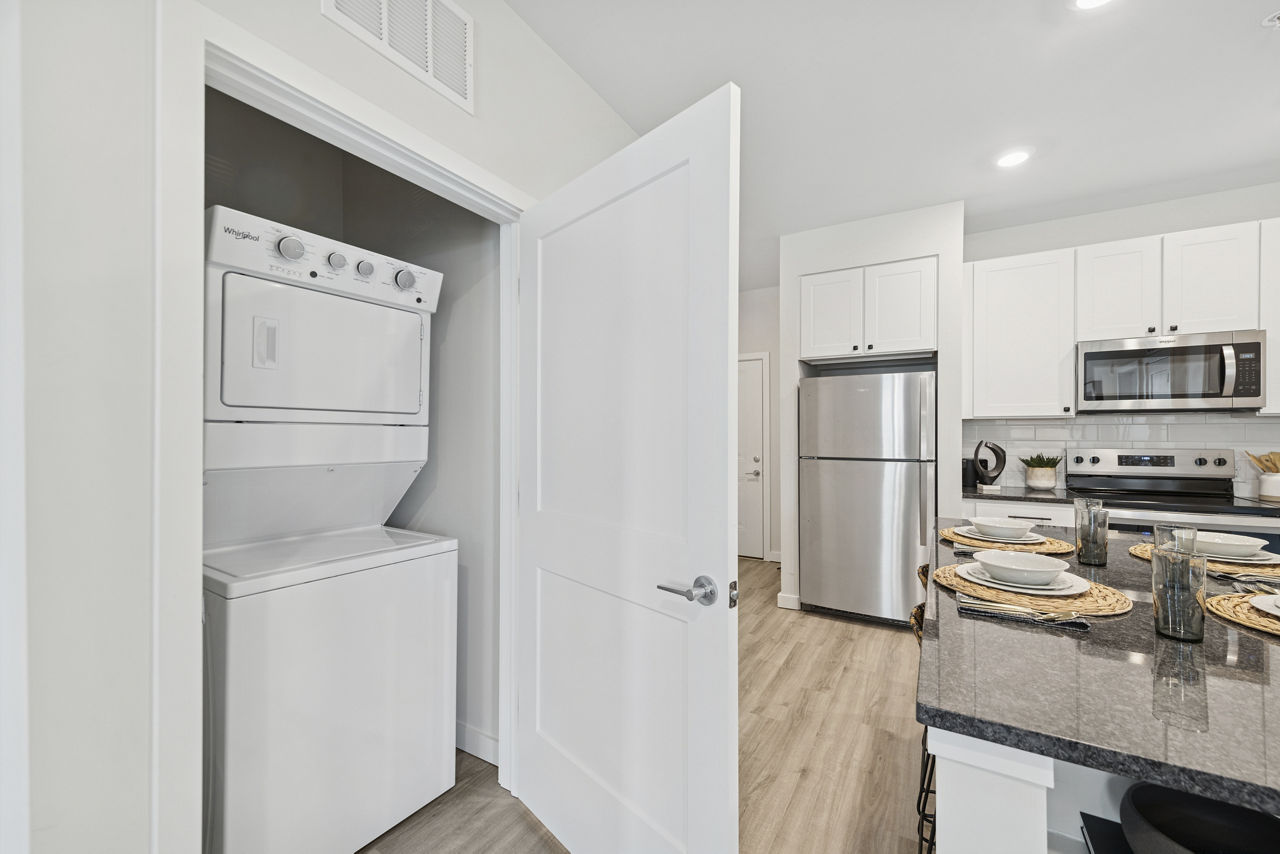 Laundry room at Ascend Brightleaf