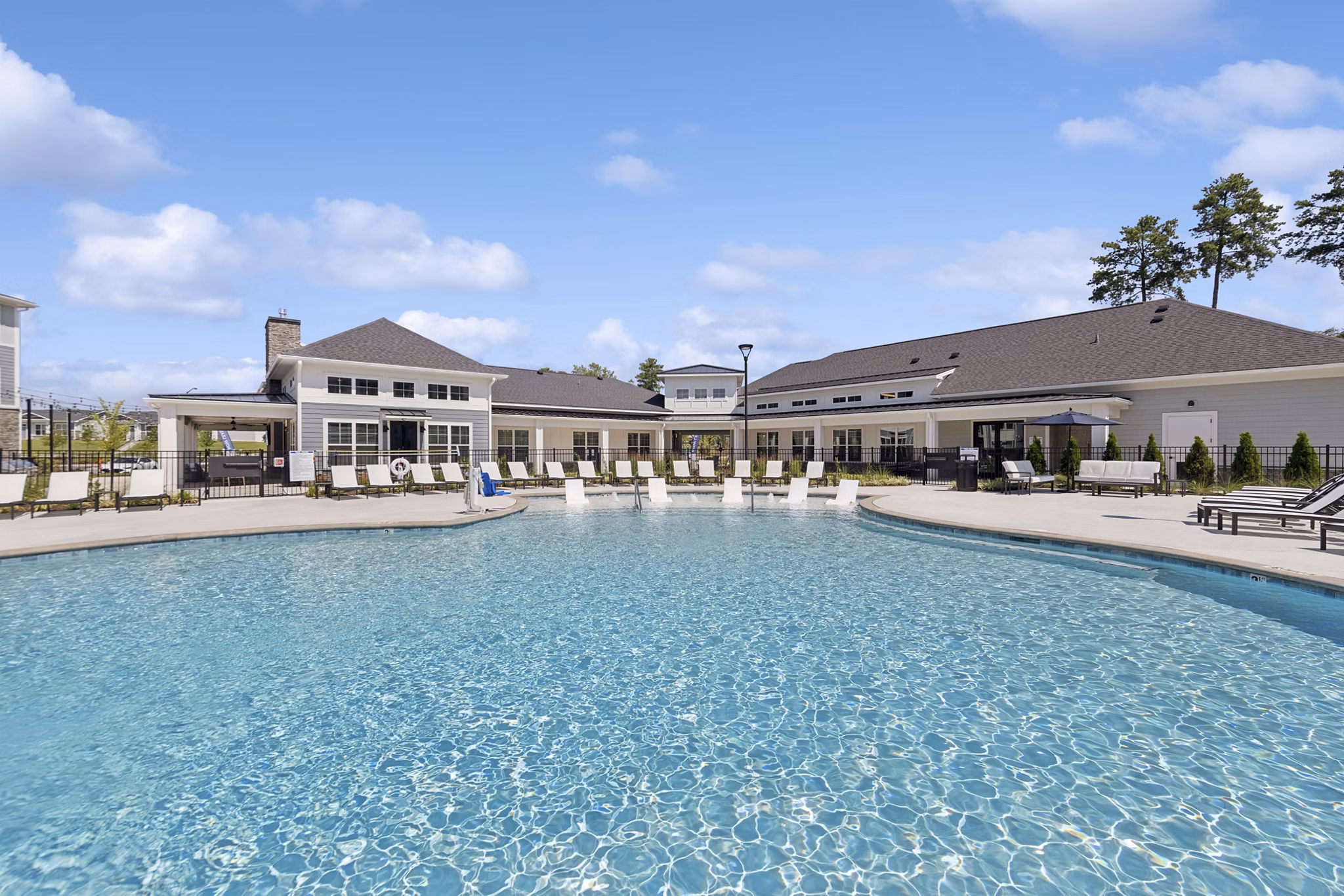 pool at Ascend Brightleaf Apartments