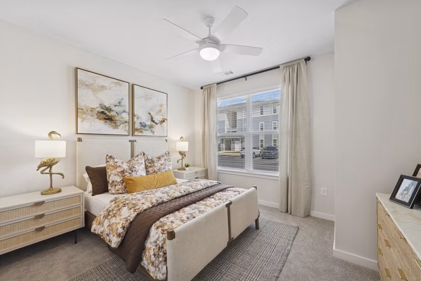 bedroom at Ascend Brunswick Village Apartments