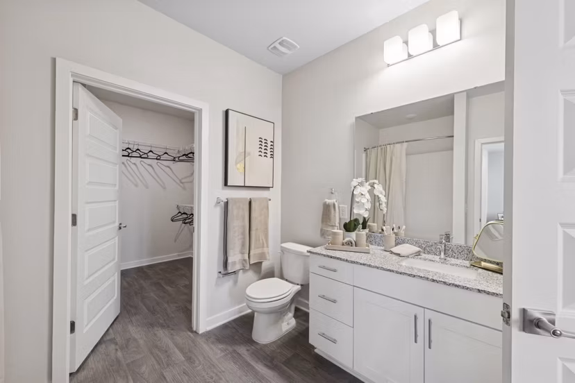 bathroom at Ascend Brunswick Village Apartments