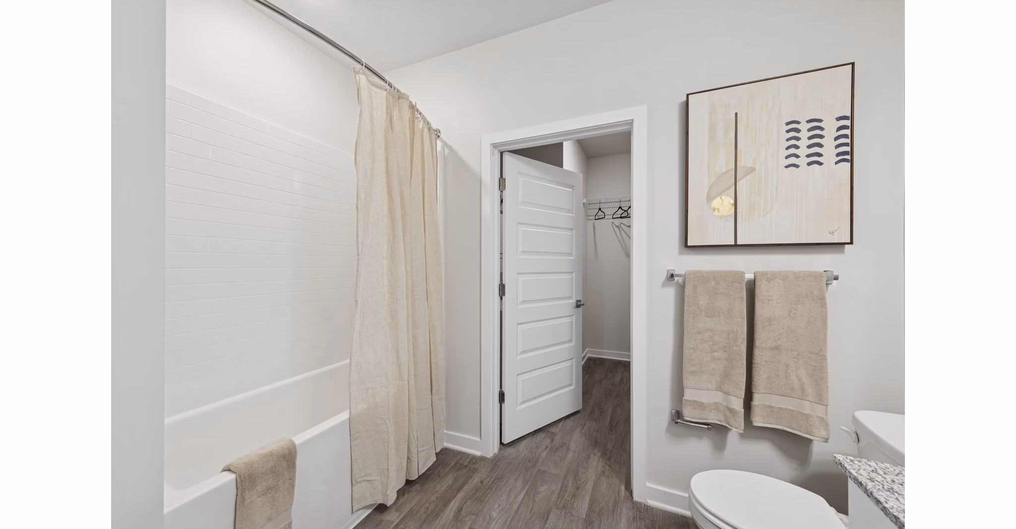 bathroom at Ascend Brunswick Village Apartments