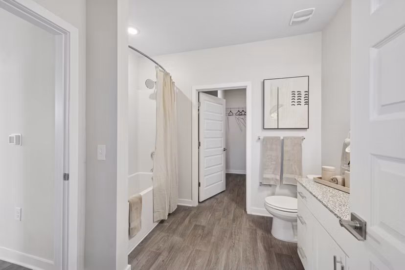bathroom at Ascend Brunswick Village Apartments