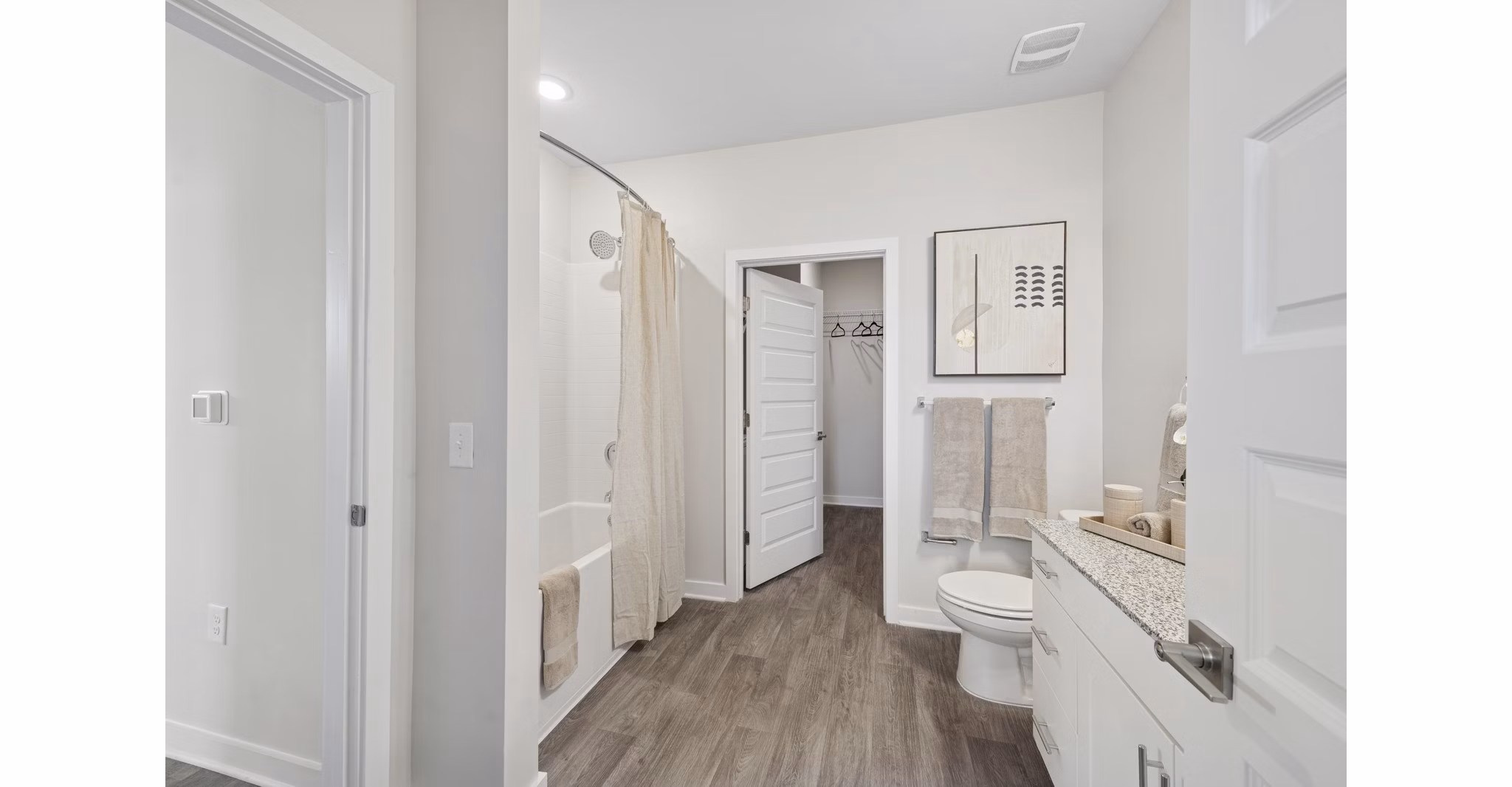 bathroom at Ascend Brunswick Village Apartments