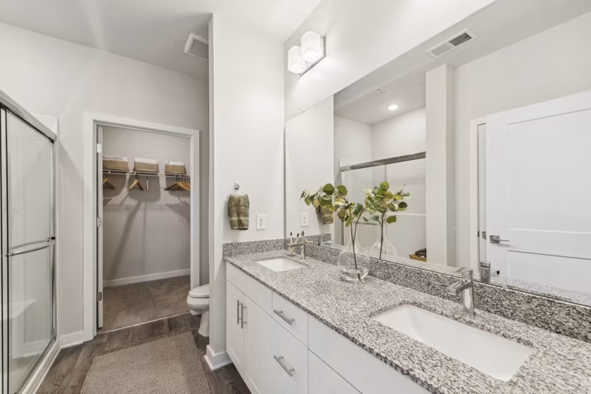 bathroom at Ascend Brunswick Village Apartments
