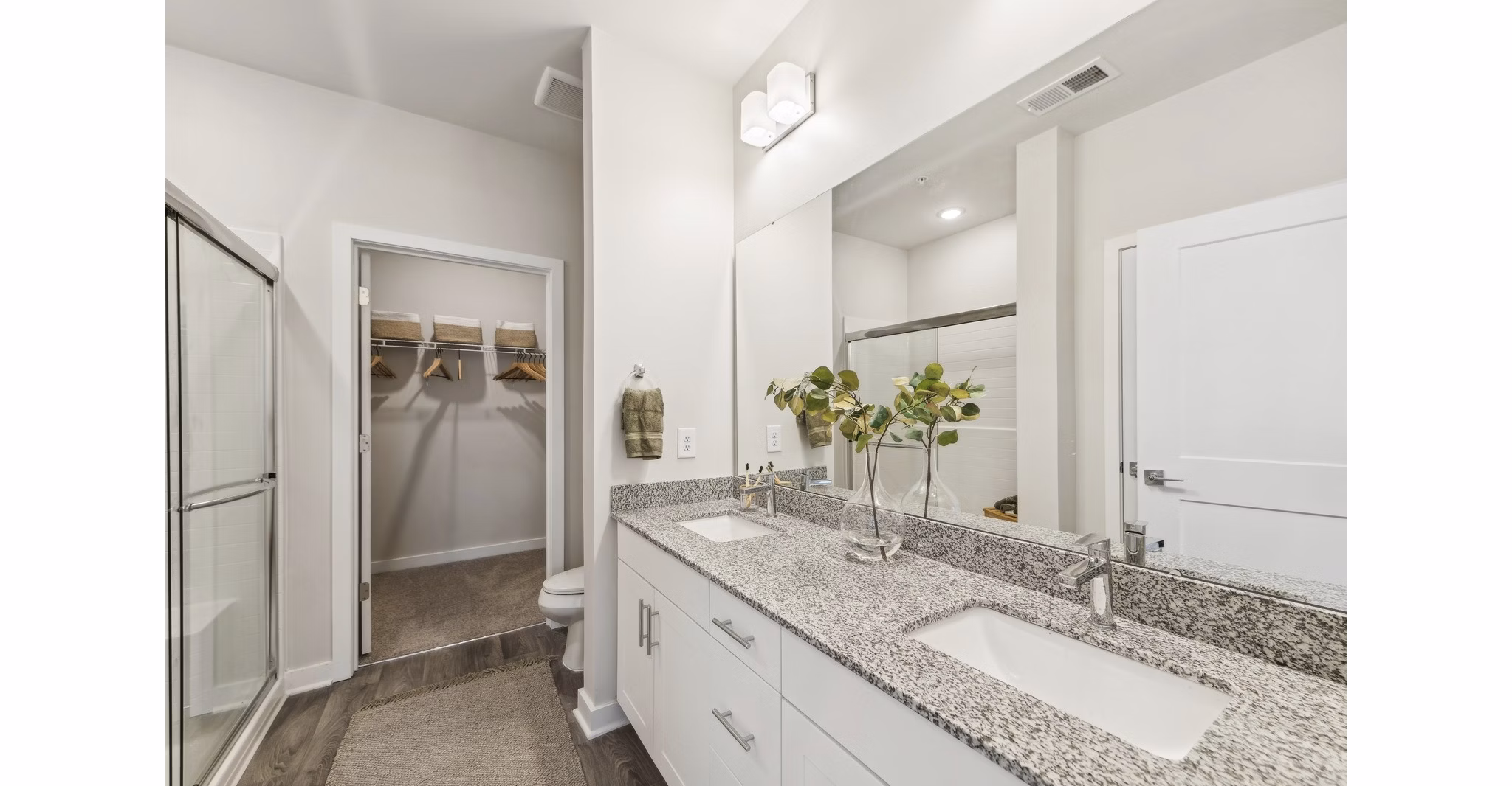 bathroom at Ascend Brunswick Village Apartments