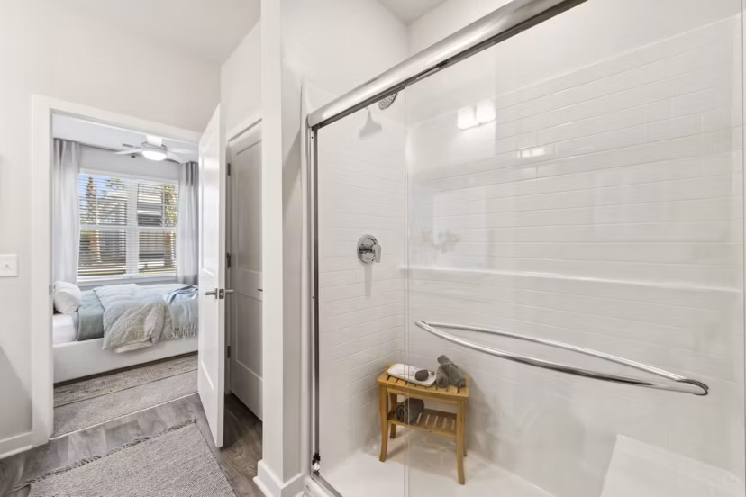bathroom at Ascend Brunswick Village Apartments