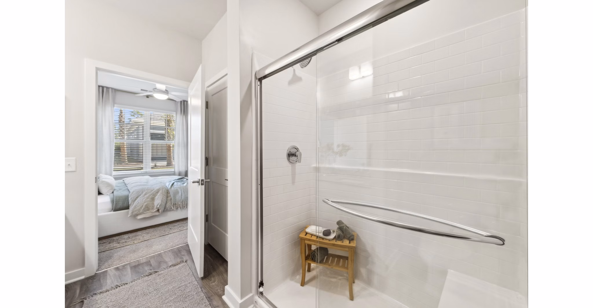 bathroom at Ascend Brunswick Village Apartments