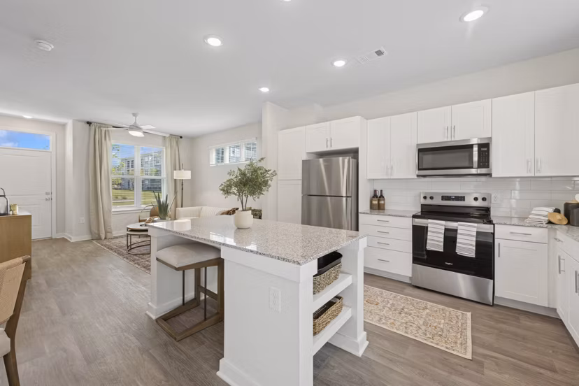 kitchen at Ascend Brunswick Village Apartments