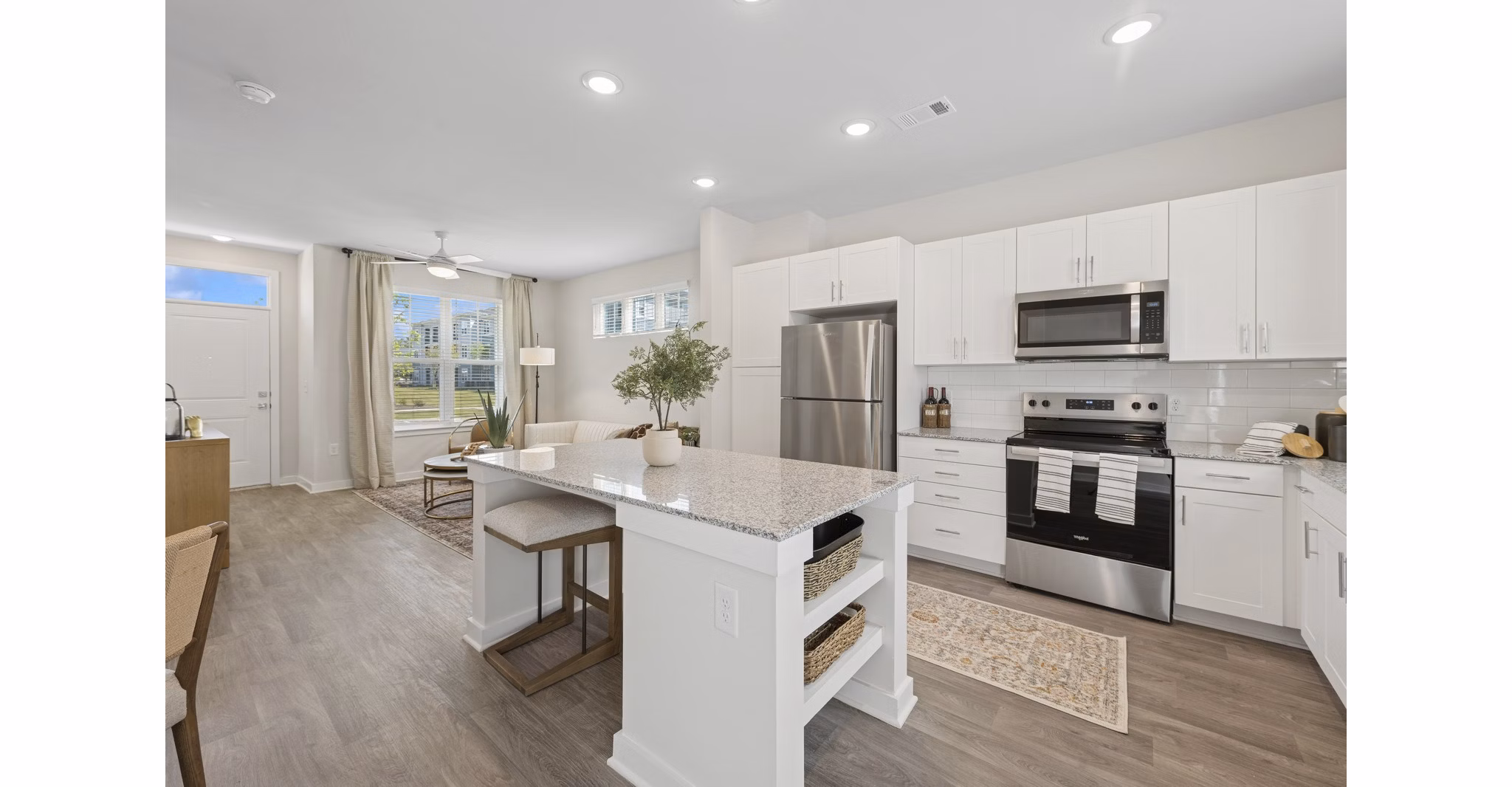 kitchen at Ascend Brunswick Village Apartments
