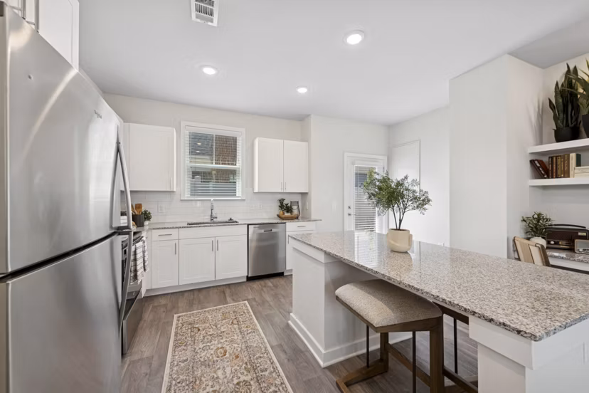kitchen at Ascend Brunswick Village Apartments