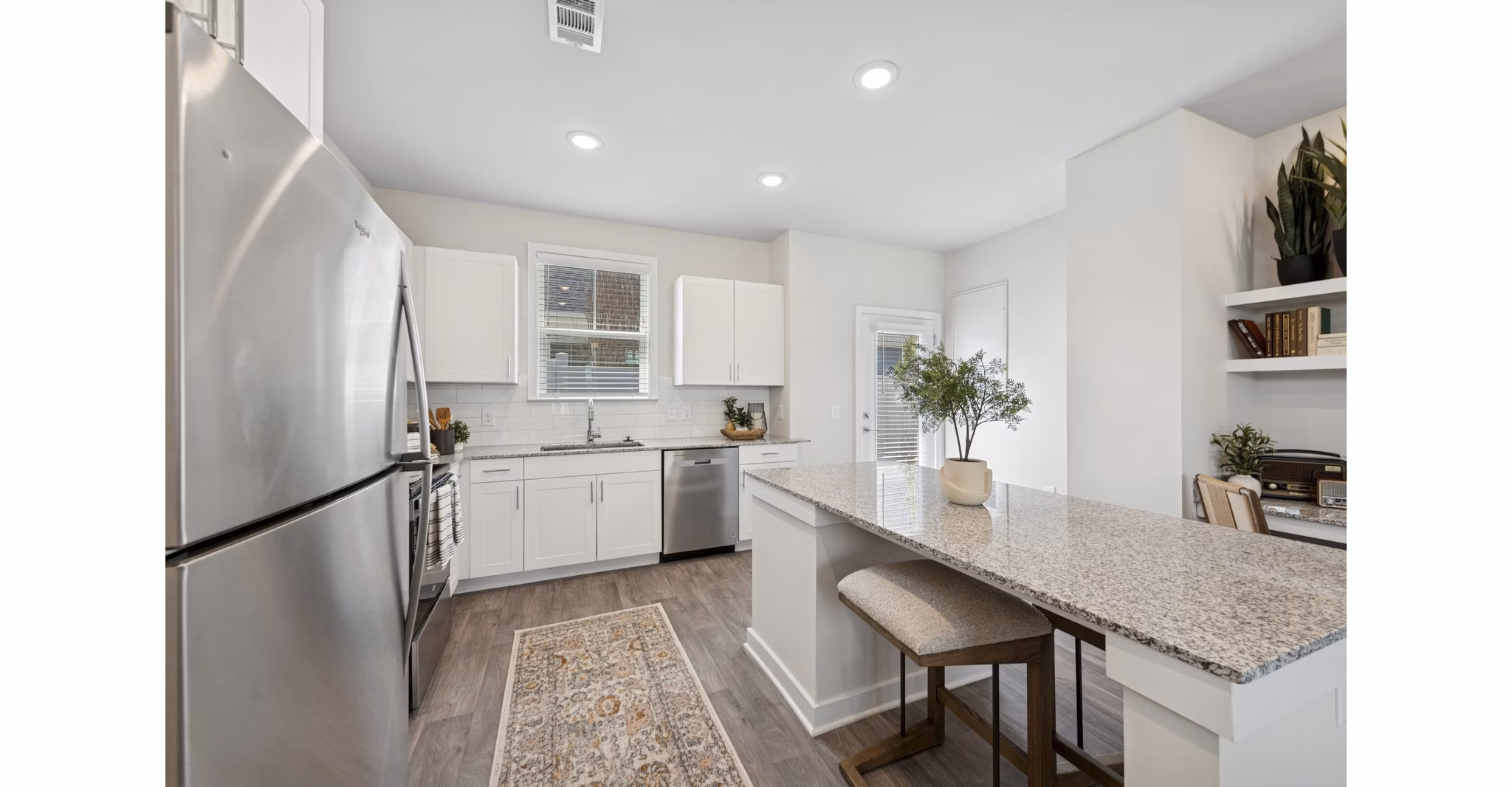 kitchen at Ascend Brunswick Village Apartments