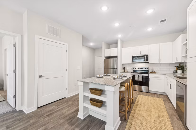kitchen at Ascend Brunswick Village Apartments