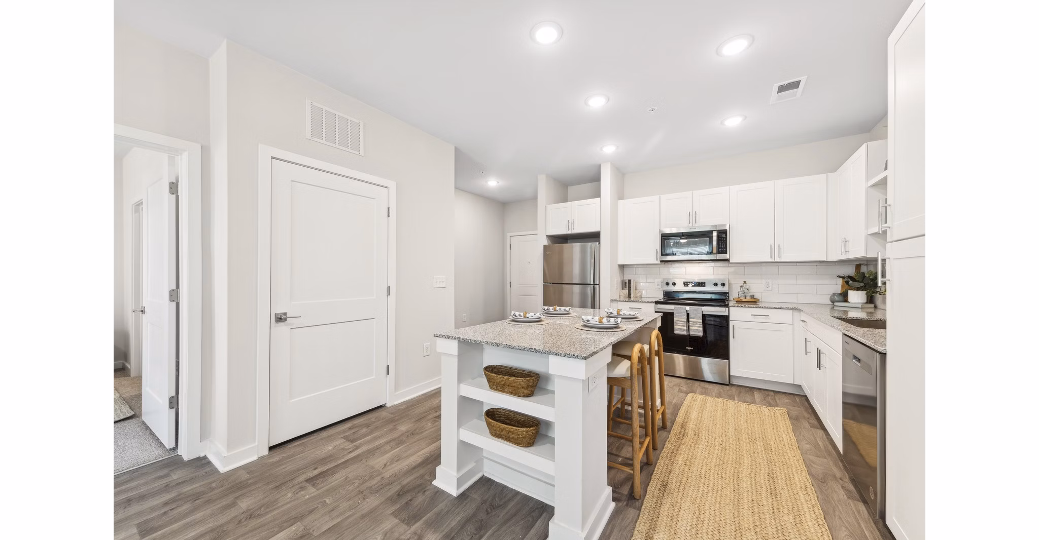 kitchen at Ascend Brunswick Village Apartments