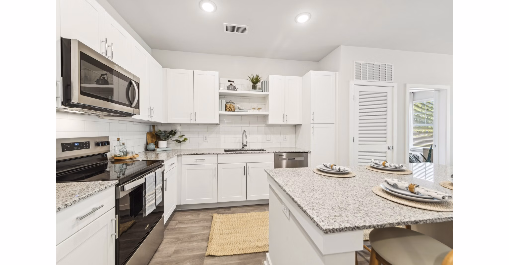 kitchen at Ascend Brunswick Village Apartments