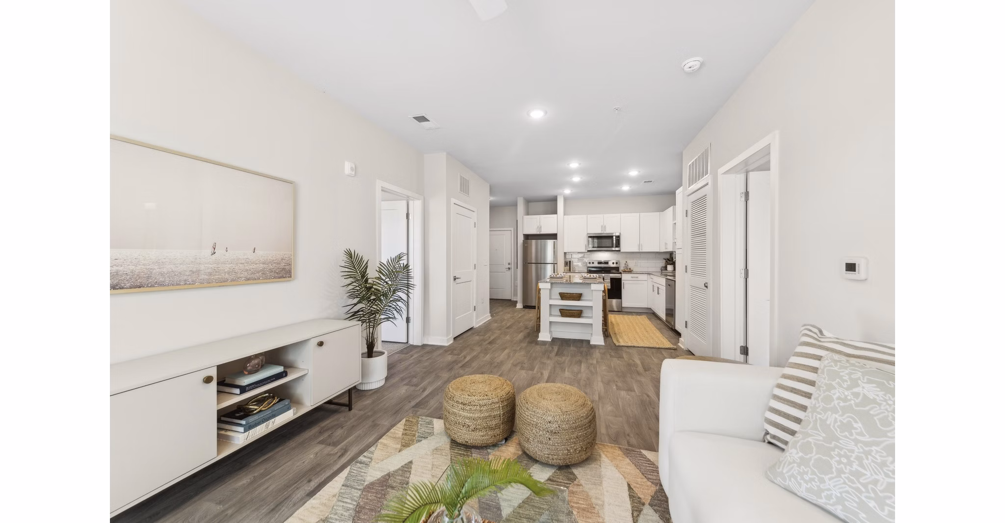 living room at Ascend Brunswick Village Apartments