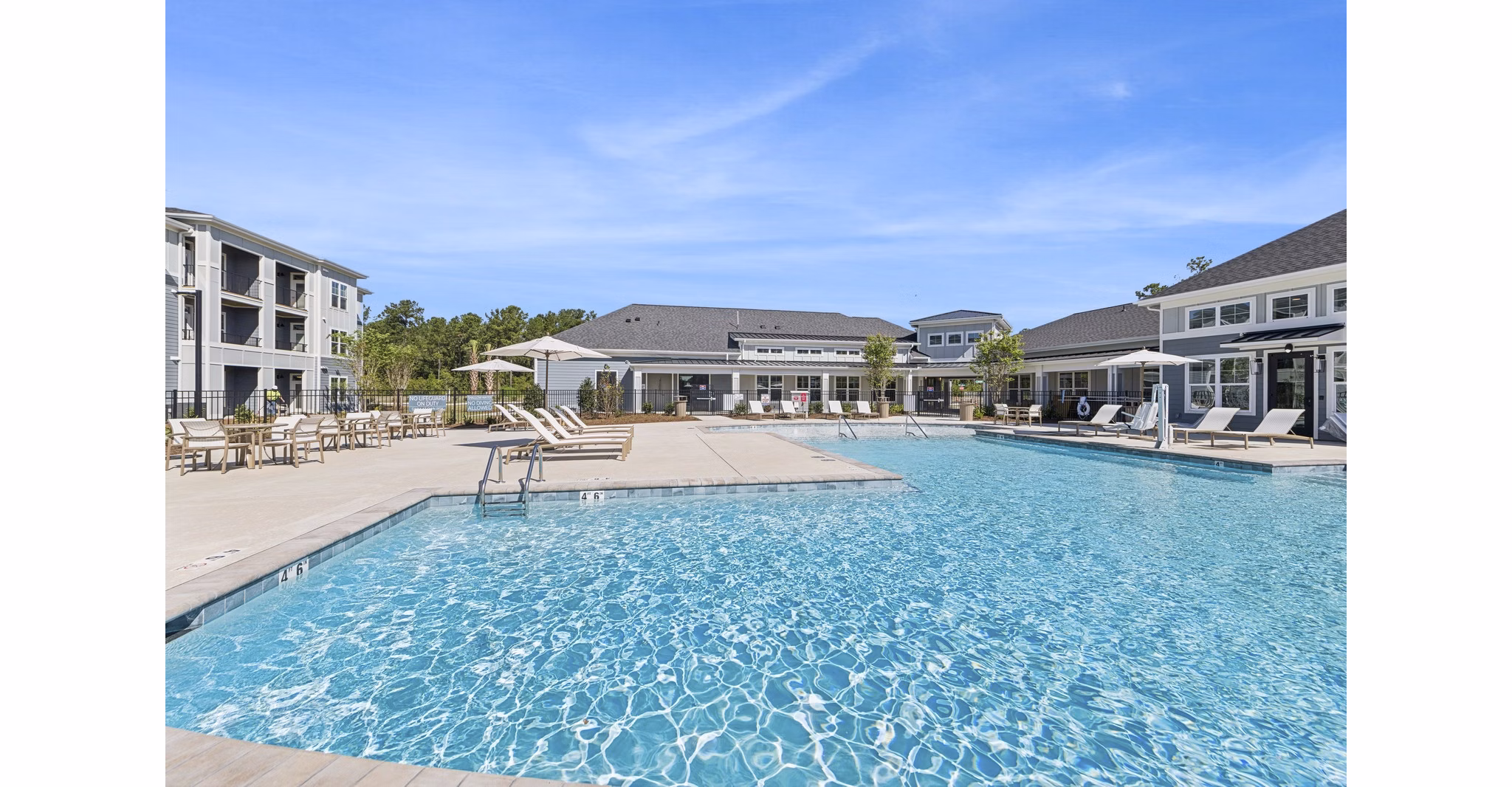 pool at Ascend Brunswick Village Apartments