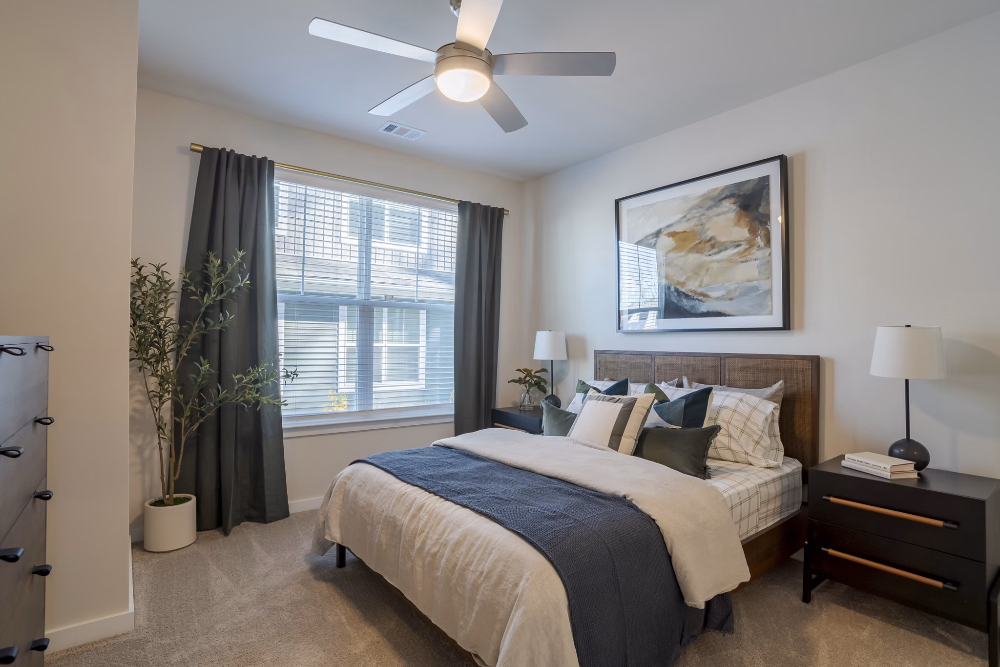 bedroom at Ascend Cottages at Highland Square Apartments 