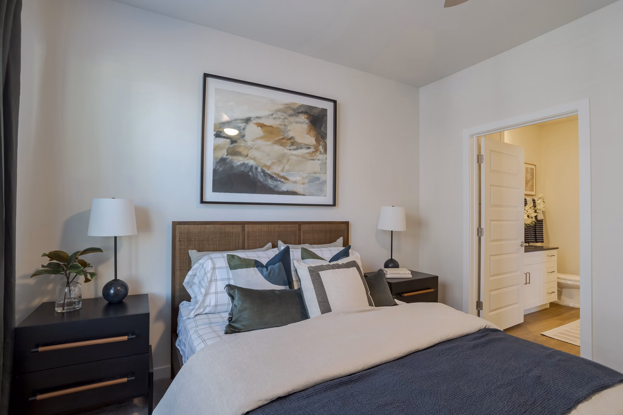 bedroom at Ascend Cottages at Highland Square Apartments 